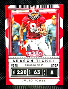 2020 Panini Contenders Draft Picks Football - JULIO JONES - ALABAMA CRIMSON TIDE - Bild 1 von 2