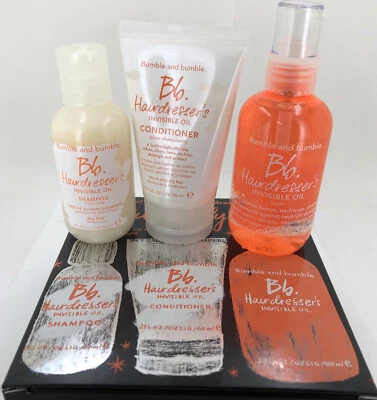Set de champú y acondicionador y aceite invisible para peluquería Bumble and Bumble Bb Foto 1 de 4
