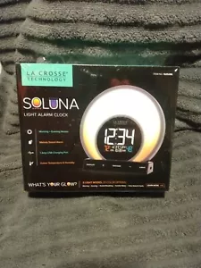 COLOR CHANGE La Crosse Technology Soluna Mood Light Digital Alarm Clock USB Port - Picture 1 of 9