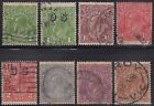 1914+ Eight different KGV Heads, used group D