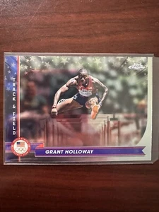 2024 Topps Chrome U.S. Olympic #198 Grant Holloway Track & Field - Picture 1 of 2