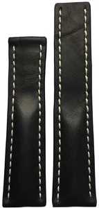 Cinturino orologio vintage 20x18 RIOS1931 per Panatime nero per Breitling Deploy - Foto 1 di 1