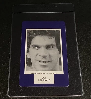 Lou Ferrigno Card 1993 Face To Face Guessing Game Trading The Incredible Hulk - Image 1 of 4