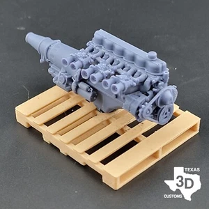 Weber DCOE Ford 300 Inline 6 model engine resin 3D printed 1:24-1:8 scale - Picture 1 of 3