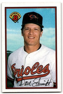 1989 Bowman Dave Schmidt Baltimore Orioles #5