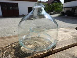 c.1870 FLIEGENGLAS FLIEGENFÄNGER Insektenfalle Wespenfalle Waldglas mundgeblasen - Bild 1 von 8