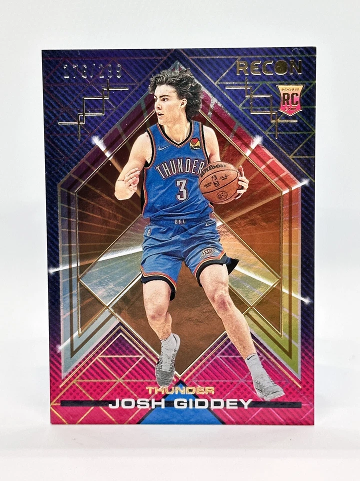 Josh Giddey 2021/22 Panini Recon Bronze Parallel Rookie RC /299 Thunder - Image 1 of 4