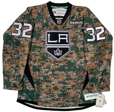 CAMISETA JONATHAN QUICK MILITAR CAMUFLAJE LOS ANGELES KINGS REEBOK PREMIER MEDIANA Foto 1 de 4