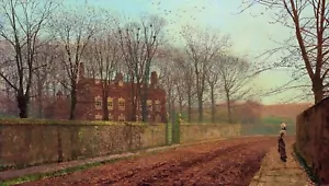 The Rooker Gemälde von John Atkinson Grimshaw Reproduktion - Bild 1 von 3