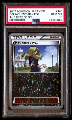 PSA 10 Gem Mint Delinquent 145/171 The Best of XY Reverse 2017 Japanese Graded - Image 1 of 2