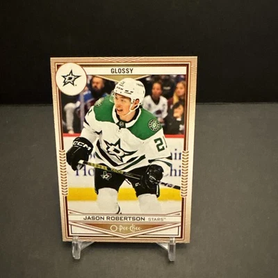 2024-25 O-Pee-Chee GLOSSY Hockey #OG-16 Jason Robertson EX/NM - Image 1 of 2