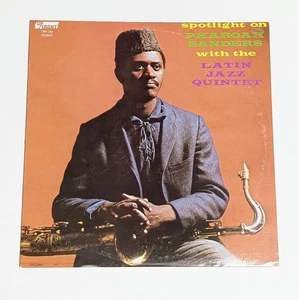 Spotlight On Pharaoh Pharoah Sanders With The Latin Jazz Quintet Vinyl Record EX - Picture 1 of 3