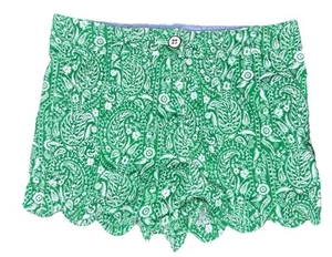 Pantalones Cortos Chinos Crown & Ivy Niños Floral Vieira Niñas Talla 10 Verde Blanco Informales - Imagen 1 de 3