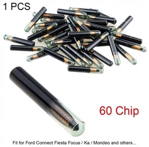 Chip transpondedor llave coche chip vidrio 4D60 ID60 para Ford Connect Fiesta Focus - Imagen 1 de 4