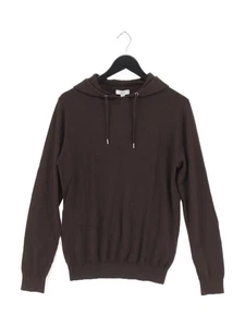 Reiss Women's Hoodie M Brown Wool with Elastane, Polyamide Pullover - Picture 1 of 6