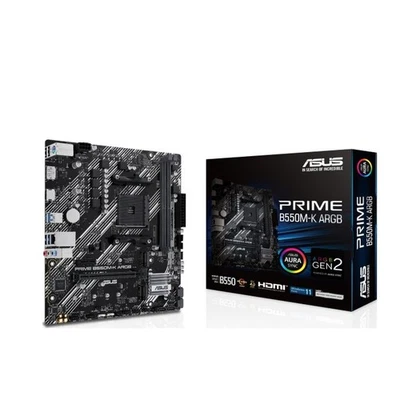 Asus scheda madre micro ATX PRIME B550M-K ARGB Socket AM4 con 64 GB RAM - Immagine 1 di 4