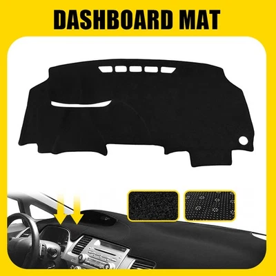 Alfombrilla de tablero de coche para Honda Civic 2006-2011 almohadilla antideslizante negra EH Foto 1 de 4