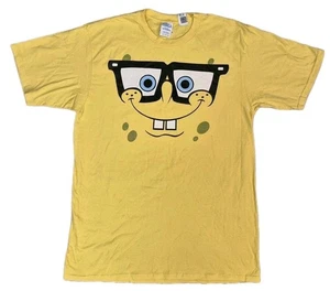Camiseta Bob Esponja Pantalones Cuadrados Gafas Nerd Cara S: MED Nickelodeon Nueva Sin Etiquetas - Imagen 1 de 4