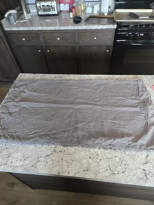 2 graue Schwellenkissenbezüge. 36" x 19" Neu ohne Etikett - Bild 1 von 5