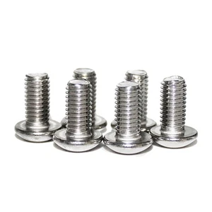 M6-1.0 x 12 mm Viti a Tappo a Testa di Bottone, ISO7380, Acciaio Inox 18-8,... - Foto 1 di 7