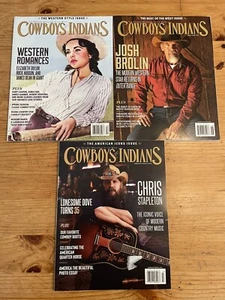 Cowboys & Indians Magazine 2024 Lot Of 3 Elizabeth Taylor Josh Brolin Stapleton - Imagen 1 de 7