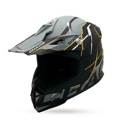 CHAOS CLOTHING Chaos CS-1 Kids Motocross Crash Helmet Black