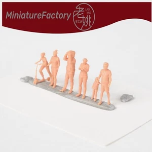 LaoYao 1/43 Miniature Character Model Multi pose Figures 5pcs - Picture 1 of 4