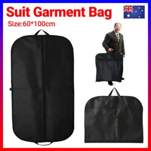 Suit Garment Bag Travel Cover Bag Dustproof Protector Storage Bags Clothes AU - Picture 1 of 12