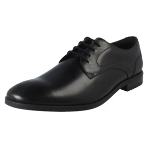 Uomo Clarks con Lacci Anteriore Semplice Scarpe Eleganti Brandon Pizzo - Picture 1 of 10