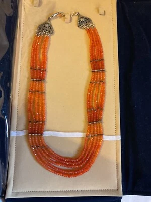 Collar de plata cornelia de 5 hilos Foto 1 de 4