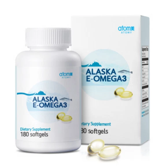Atomy Alaska E-Omega 3 High Quality EPA DHA 700mg Heart Support 180pcs NEW - Image 1 of 1