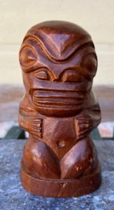 Vintage Jose Pinal 1913-1983 Carved 4 3/8" Wooden Figure Sculpture Mexico MARKED - Picture 1 of 6
