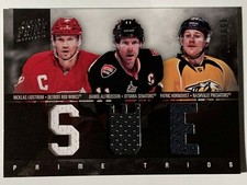 2011-12 Panini Prime Trios Lidstrom Alfredsson Hornqvist "SWE" 150/150 Card# 3
