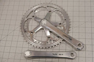 Vintage Shimano Dura Ace FC-7400 Road Bike Crankset 170mm 53/42 JIS Square Taper - Picture 1 of 10