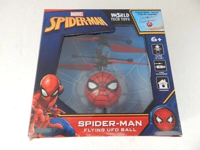 SPIDER-MAN Marvel Motion Sensing Flying UFO Ball New - Image 1 of 3