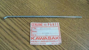 NOS OEM Kawasaki RH Front Spoke Assembly KDX80 1980-1983 41028-5021 - Bild 1 von 3
