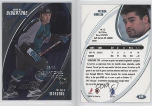 2002-03 ITG Be A Player Signature Series /10 Patrick Marleau #069