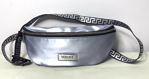 Versace Fragrances Silver Belt Bag Travel Pouch Fanny Pack - Bild 1 von 21