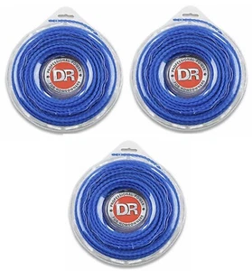 DR 196601 80' ft 155 mil Blue String Grass Trimmer Cord Refill - Pack of 3 - Picture 1 of 6
