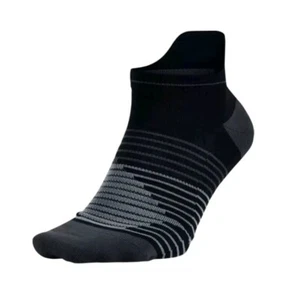 Nike Performance No Show Laufsocken UK 2 - 5 EUR 34 - 38 schwarz grau SX5195  - Bild 1 von 2