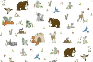 Tela Minky Sweet Melody Design Wildwood Cuddle® BT yarda X 58 pulgadas Shannon - Imagen 1 de 1