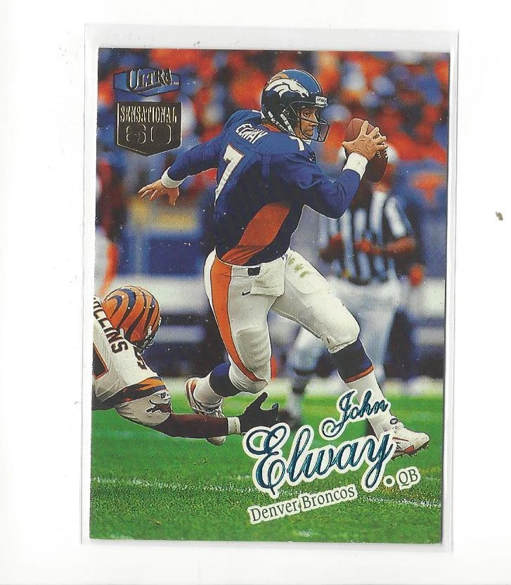 1998 Ultra Sensational Sixty #21 John Elway Broncos - Image 1 of 1