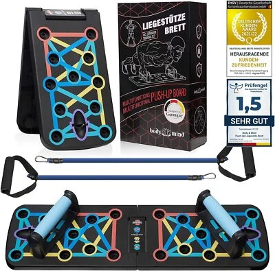 20-in-1 Liegestützebrett Push Up Board inkl. Widerstandsbänder Liegestütze Brett - Bild 1 von 4