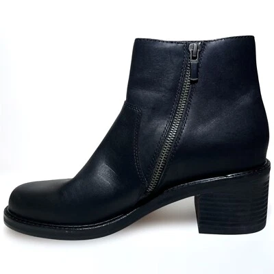 Eileen Fisher Women’s Beau Leather Bootie in Black Size US 9 - Image 1 of 4