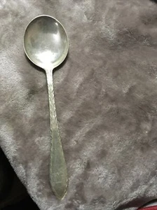Reeded Edge By Tiffany and Co. Sterling Silver Cream Soup Spoon 7 1/2 inches - Picture 1 of 6