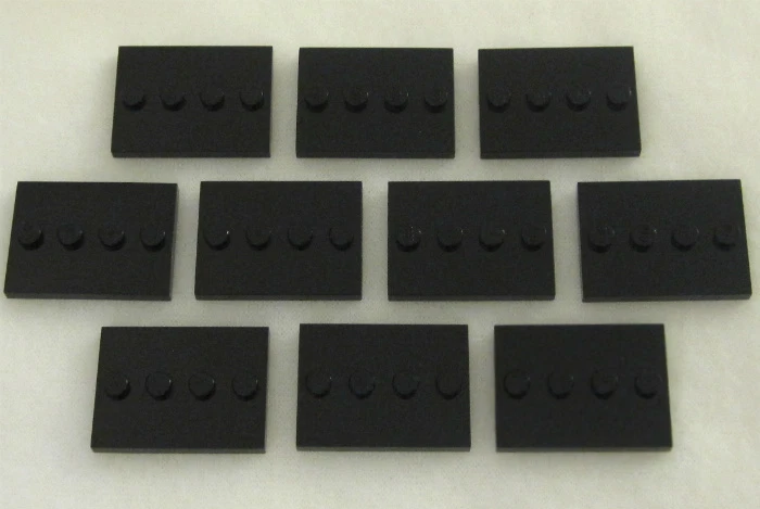 10 NUEVOS SOPORTES PARA MINIFIGURAS COLECCIONABLES LEGO piezas de azulejos de minifigura negra 8683 placas Foto 1 de 1