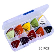 Alice Acoustic Electric Guitar Picks 40pcs Plectrum Mixed Assorted Color w/ Case