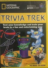 NATIONAL GEOGRAPHIC TRIVIA TREK PC CD-ROM brand new & sealed