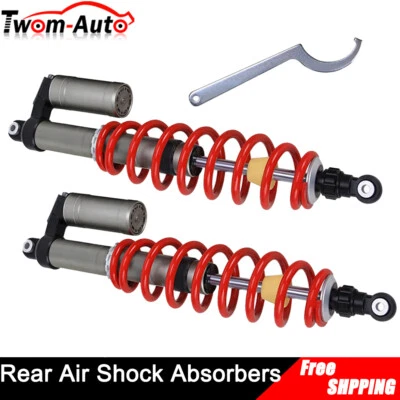 Adjustable Stage 4 Rear Air Shocks Absorbers For 2009-2014 Polaris Rzr S 800 60" Foto 1 de 4