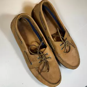 Sperry Top-Sider Non Marking Men Size 13M Leather Driving Loafers Moccasin Shoes - Picture 1 of 12